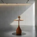 Mesa Auxiliar Contemporánea de Metal